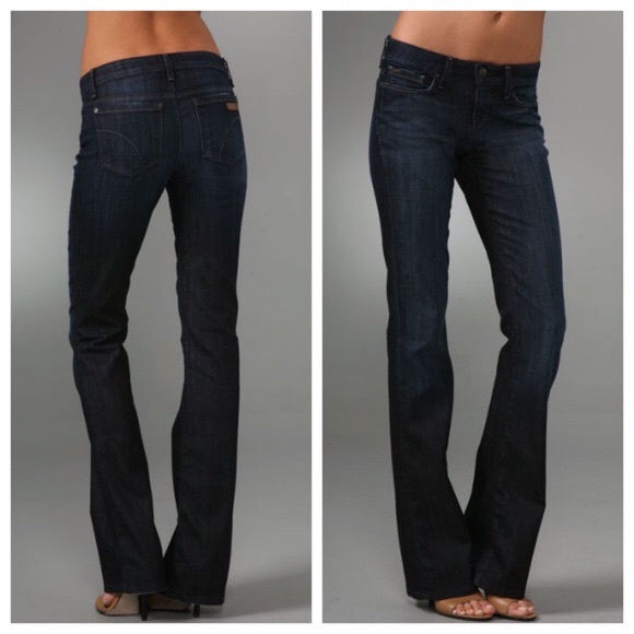 dark wash bootcut jeans
